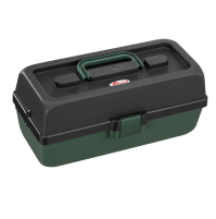 Polypropylene Tackle Box, with 2 shelves - 118-2T - Plastica Panaro