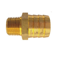 1/2 NPT to 1 Hose(Straight)/Brass Hose Fitting for OMC and Volvo - 50-512-017 - Barr Marine