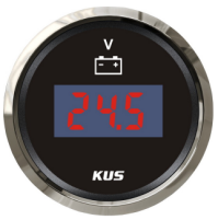 Digital Voltmeter Gauge - Model - CEVR - 9~32V - SS 316 - KY23000X - Kusauto  
