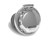 Stainless Steel Round Inlet with Locking Cover - 32 A - F32INS-SS - FURRION
