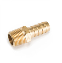 Hose Barb Fitting with Brass 3/8 inch and 1/2 inch NPT - IJB500-375 - Tides Marine