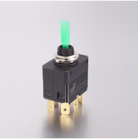 Toggle Switch - 4 phase - Double Pole Single Throw DPST On-Off - JH-C22122AGX - ASM