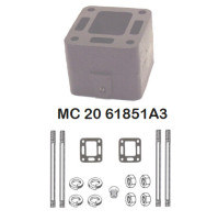 3” Spacer Block Kit Single for Mercruiser 4 and 6 Cylinders - MC-20-61851A3 - Barr Marine