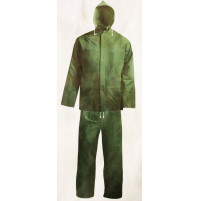 Polyester Rain Suit - Forest Green Color - RS050-MX - AZZI Tackle
