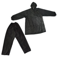 Polyester Rain Suit - Black Color - RS051-MX - AZZI Tackle