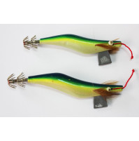 Painted Squid with Plomb - Size 3.0 & 3.5 - Blue Color - S42-BLX - AZZI Tackle