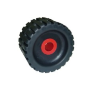 5'' Ribbed Wobble Roller With Nylon Side Bushes - WR1308 - Multiflex