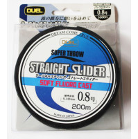 Straight Slider Line Soft Fluoro Cast 100% - 200 Meters - YO-H1613-CLX - DUEL