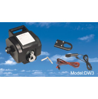 Electric Winches - 2000lb 907 kilo - 12 volts - Portable Winch -BA-DW3-12V - ASM