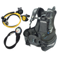 Start Scuba Set (B.C.D. Start + 1st Stage AC2 + 2nd Stage Compact + Octopus Compact INT+ Instrument Pressure Gauge) - ST-CIY721702X - Cressi