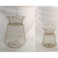 Galvanized Wire Fish Basket - WB002517X - AZZI Tackle